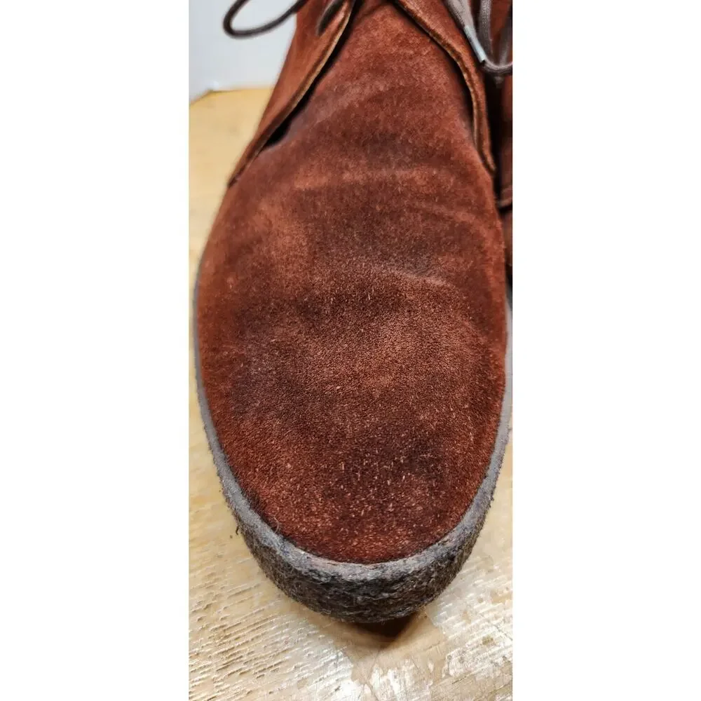 Rare‎ Vtg Edward Green Sport Monza Chukka Boots Brown Suede Men 9.5 UK / 10 US